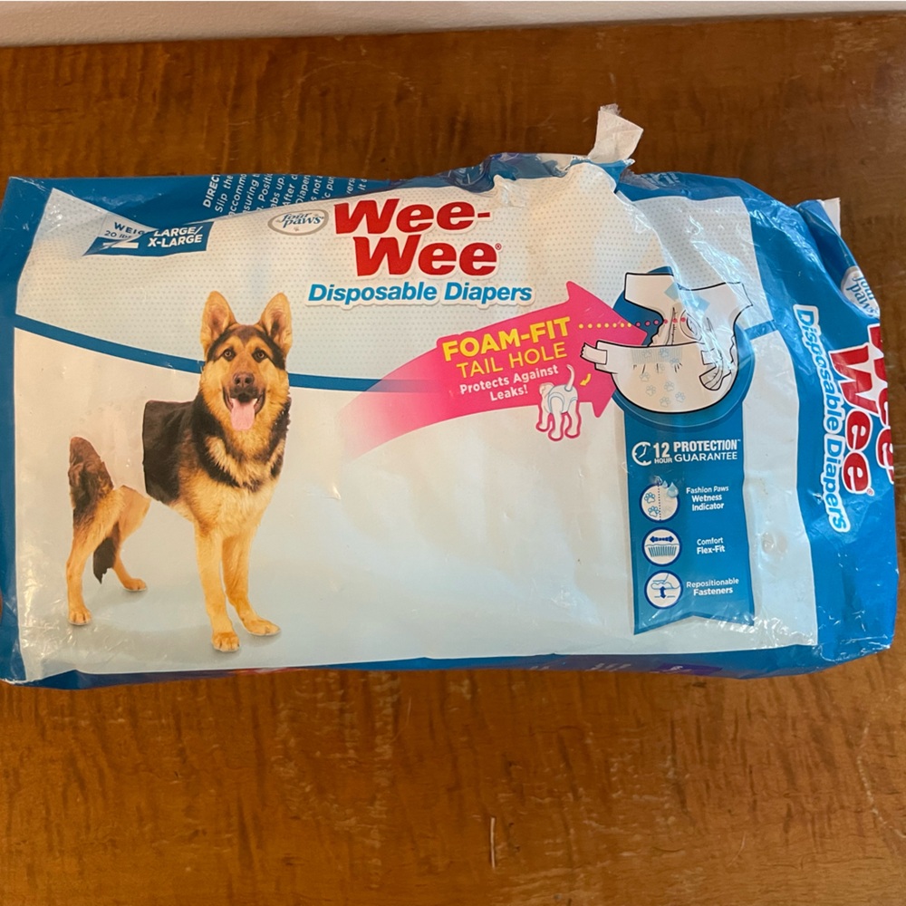 Disposable Dog Diapers, L/XL